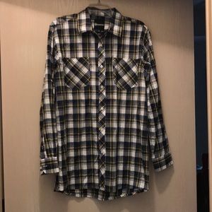 Men’s plaid western style button up